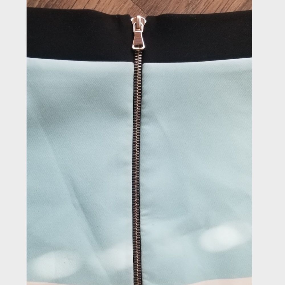 BY JOHNNY STRIPED MINI SKIRT - Picture 5 of 6